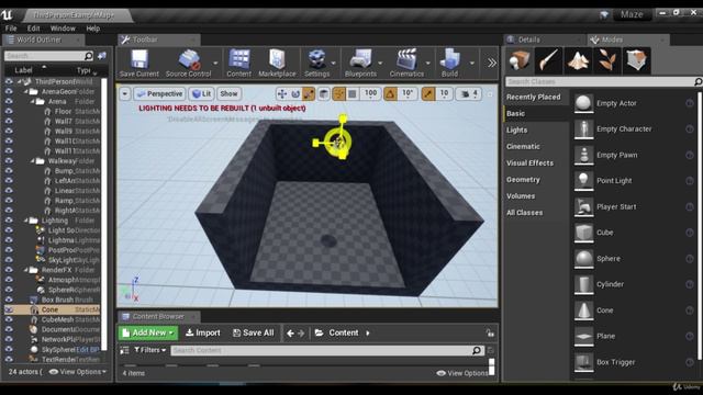 03 - Setting up Unreal Engine - 5 Unreal Geometry