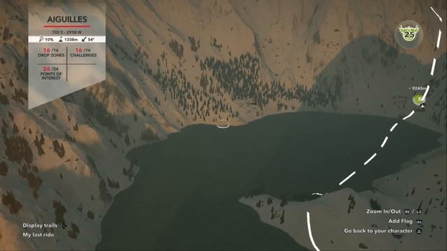 Steep Aiguilles Full Map - All Drop Zones Challenges and Points of Interest