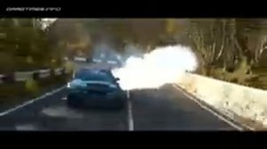 Очень крутой ДРИФТ в горах Японии