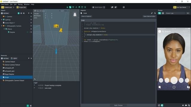 Lens Studio Tutorial: Beginner Scripting in Javascript