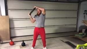 Силовая тренировка боксера , борца в домашних условиях.