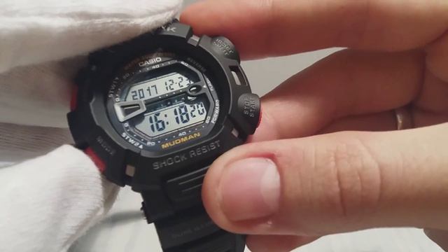 Casio G-Shock G-9000 Mudman Настройка часов
