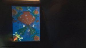 Elektronika IM-27 game play sample (view through eyepieces)