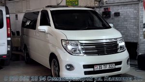 Установка квадратных bi led линз Zorkiy X70 Laser Effect в рефлектор Nissan Elgrand✅