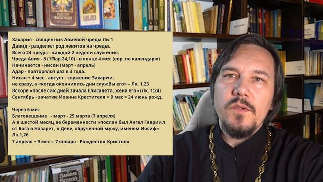 Как появились даты церковных праздников: Благовещения, Рождества Христова и Иоанна Крестителя.