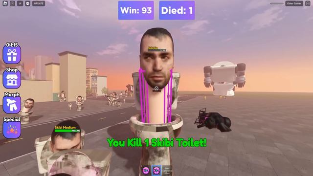DERROTE O SKIBIDI TOILET REALISTA DO ROBLOX PARA EVOLUIR смотреть онлайн