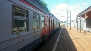 ЭД4М-0059 и ЭС2Г-137 Ласточка На станции Переделкино