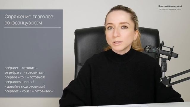 Спряжение глаголов французский. Возвратные глаголы в повелительном наклонении. Impératif. смотреть онлайн