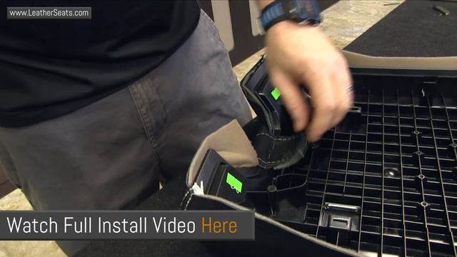 2015 - 2020 Ford F-150 Leather Console Lid Cover Upgrade - LeatherSeats.com смотреть онлайн