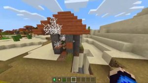 Заброшенная Деревня в Саванне Майнкрафт !