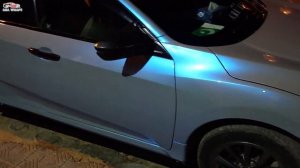 Honda Civic X - Chameleon Candy Metallic Light Blue - KK Vinyl