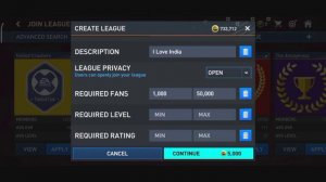 How to create league fifa mobile and invite friend | Fifa mobile hindi video