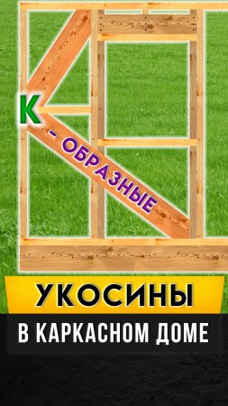 К-образные укосины в каркасном доме. Укосины в углу (угловые) как правильно сделать своими руками?