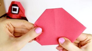 Оригами Игра в Кальмара Игрушка из бумаги | Origami Squid Game Paper toy | DIY Антистресс