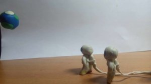 Пластилиновый мультик про космос