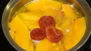 Тыквенный суп с курагой