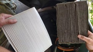 Меняем фильтр салона Ниссан Кашкай без разборки.(2)