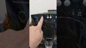 Кофемашина BOSCH BENVENUTO CLASSIC демонстрация работоспособности