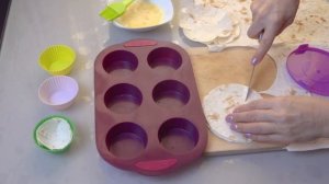 КАК ПРИГОТОВИТЬ КОРЗИНОЧКИ ИЗ ЛАВАША С НАЧИНКОЙ ИЗ ГРИБОВ.