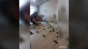 Плитка 90х20 ёлкой