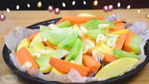 Праздничный рецепт ?: Запеченный тофу с овощами