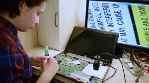 Замена звуковой микросхемы и установка в ноутбук HDD вместо DVD