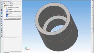 Условное изображение резьбы в САПР Компас 3D