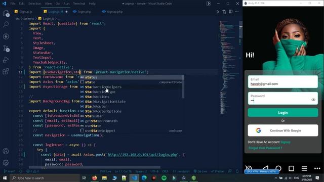Manage User Auth State In React Native | State In Local Storage | React Native Tutorial In Hindi #2 смотреть онлайн