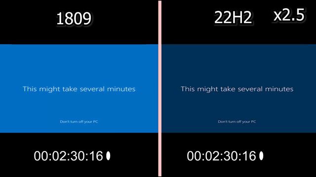 Windows 10 22H2 VS Windows 10 1809. Wich Version of Windows 10 is faster? (Basic Benchmark) смотреть онлайн