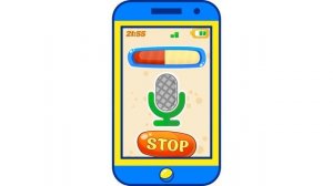 Детский телефон с животными