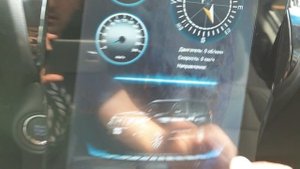 Prado 150 2019 Магнитола в стиле Тесла