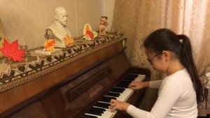 Soft Mozart Winter 2018-2019 recital. Sofia, 9 yo, Russia. Беренс. Этюд ор.70 №33.