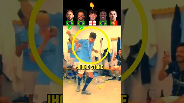 Neymar jr Vs Marcelo Vs jhone stone Vs vini Vs Ronaldo |Dancing challenge💁♂️