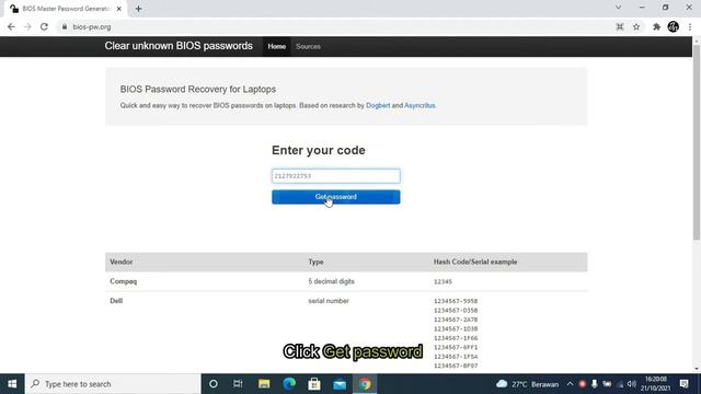 Bios Password Check Fail, Enter Unlock Password SOLVED