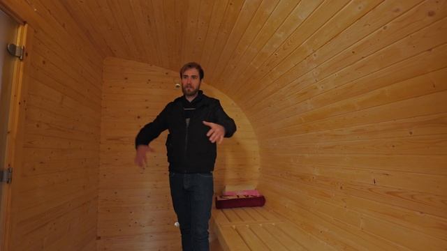 Подиум перед баней + отделка фундамента. Овальная баня 4х5,5 метра от Bochky.ru