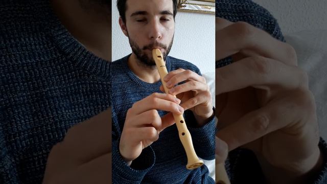 Cómo tocar en la flauta dulce (recorder) las notas mi, fa y sol agudos (mi'fa'sol') смотреть онлайн