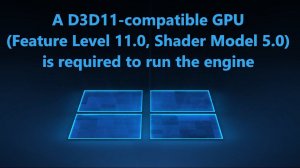 D3D11 compatible GPU Feature Level 11, Shader Model 5.0 - Как исправить?