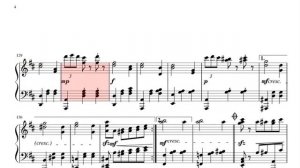 Чайковский Вальс цветов Щелкунчик ноты пианино Waltz of the Flowers Tchaikovsky Piano Sheet