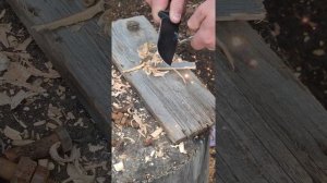 Добываем 🔥, тест огниво! нож выживания Ganzo. часть1.