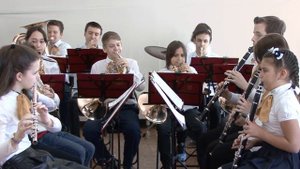 Детский духовой оркестр "Если добрый ты..."