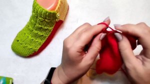 ☀️Весне навстречу 🌹МК ➡️ Бесшовные следки на двух спицах. Легко и просто🤗