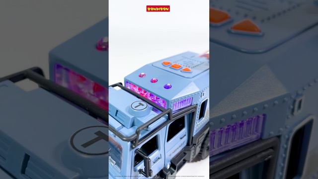 Инерционная машинка пластиковая М1:28 открывающиеся двери, свет, звук #Shorts,#bondibon,#длядетей