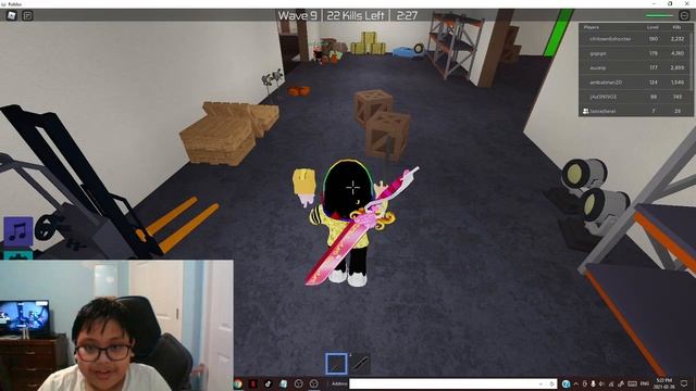 Playing Zombie Rash on Roblox (Face Reveal change date to now) смотреть онлайн