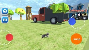 Кошка Симулятор #2 Пурумка и Пурумчик пьют молоко Кида в Cat Simulator на пурумчата