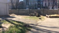 Одесса. Двор детской туберкулезной лечебницы