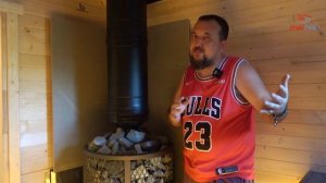 Баня бочка и печь Атмосфера. Тестируем печь в Бочки.ру