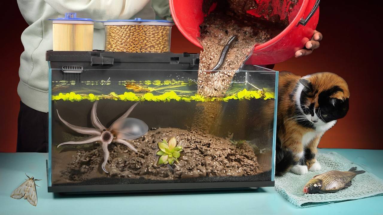 БОЛОТО В АКВАРИУМЕ ИЗ БУДУЩЕГО - ДЕНЬ 60 смотреть онлайн