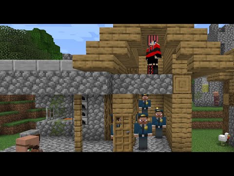 Я СПРЯТАЛАСЬ В КУЗНИЦЕ ОТ ПОЛИЦИИ В MINECRAFT 100% ЧИТЕРСКИЙ ТРОЛЛИНГ ГРИФЕРСКАЯ ЛОВУШКА MINECRAFT.m