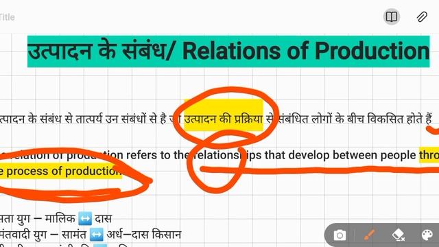 Relations of Production / उत्पादन के संबंध ( #Marx ) Part-3 смотреть онлайн