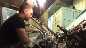 Ремонт печки на 124 Тойота королла. Кто же там лазил?